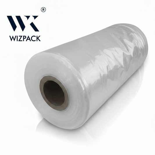 24" LDPE Transparent Plastic Tubing Roll – 200 GSM, 30 kg Roll for Laundry Garment Packing - Laundry packaging