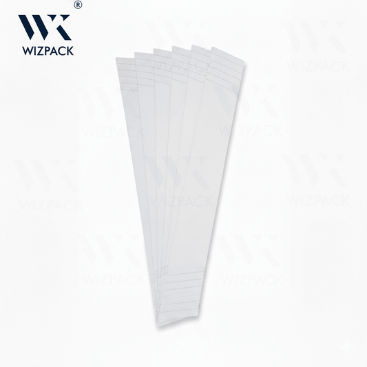 Adjustable Paper Collar Patti with Tear - Off Perforations – One Size Fits All - Laundry packaging