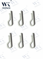 Milky white Alligator untoothed Plastic Clip – Professional Non - Slip Garment Folding Solution | Pack of 300 pieces - Laundry packaging