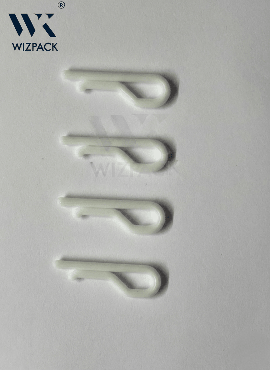 Milky white Alligator untoothed Plastic Clip – Professional Non - Slip Garment Folding Solution | Pack of 300 pieces - Laundry packaging