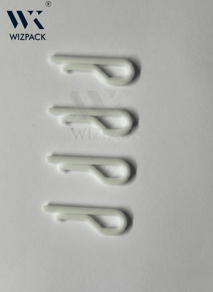 Milky white Alligator untoothed Plastic Clip – Professional Non - Slip Garment Folding Solution | Pack of 300 pieces - Laundry packaging