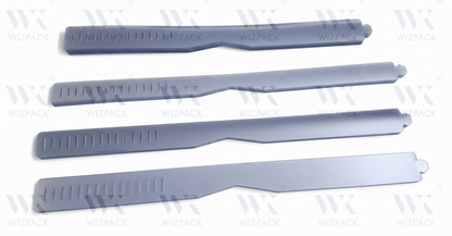 Transparent PVC Plastic Collar Patti – 3.5cm x 50cm Professional Collar Support | Pack of 500 pieces - Laundry packaging