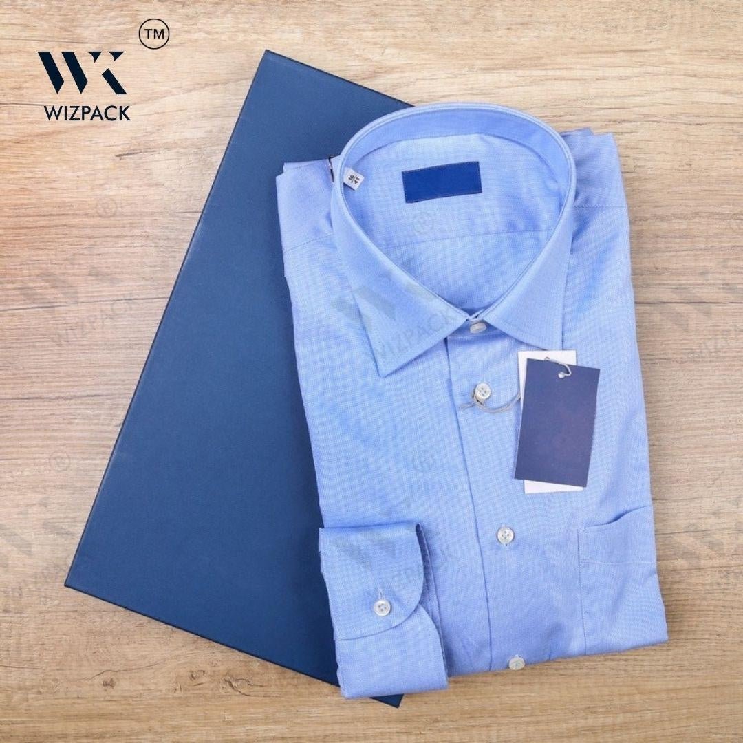 Wizpack Premium Shirt Packing Boards 9.75" × 13.75" – 450 GSM Cardboard Inserts for Professional Garment Protection - Laundry packaging